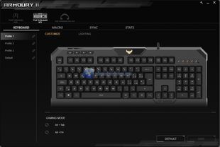 TUF Gaming K5 software 1